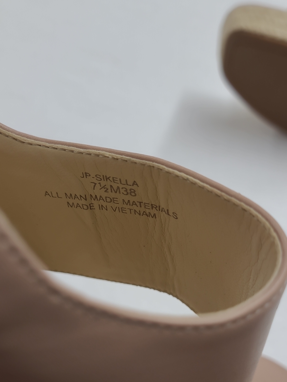 Jessica Simpson Women’s Pink/Nude Espadrille Wedge Sandals with Clear Strap 7.5 - Picture 7 of 9